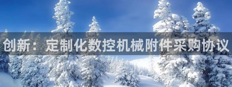 天辰娱乐 44516：创新：定制化数控机械附件采购协议