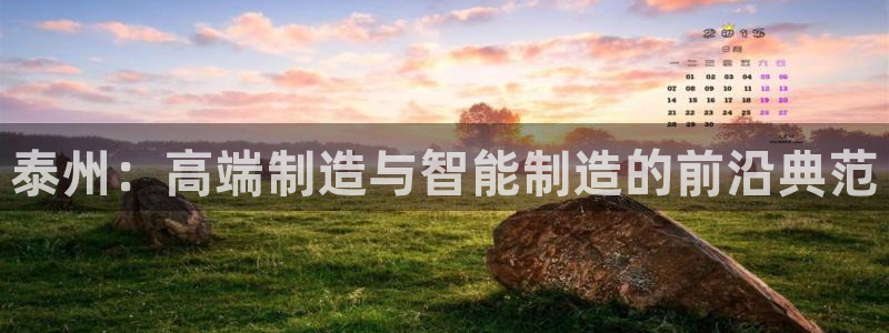 天辰娱乐1996：泰州：高端制造与智能制造的前沿典范